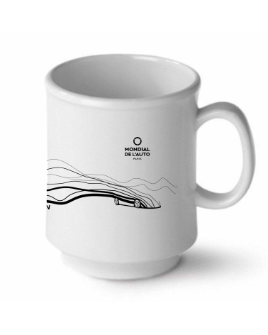 Mug Mondial de l'Auto LE BLACK AND WHITE