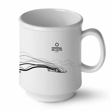 Mug Mondial de l'Auto LE BLACK AND WHITE