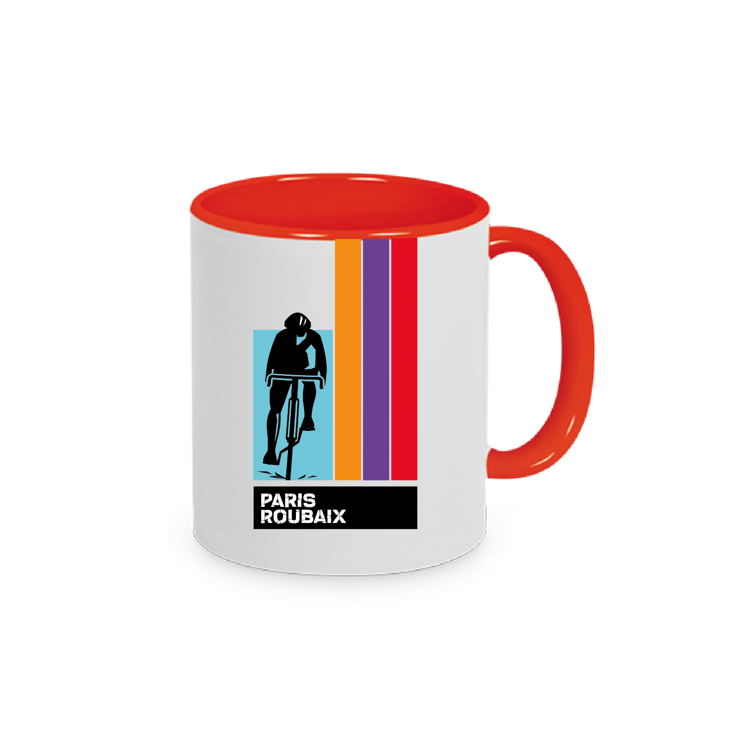 Mug Paris Roubaix Plein Orange