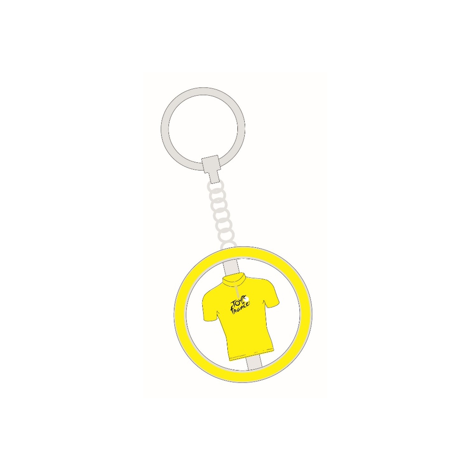 Porte-Clés Tour de France Maillot Jaune